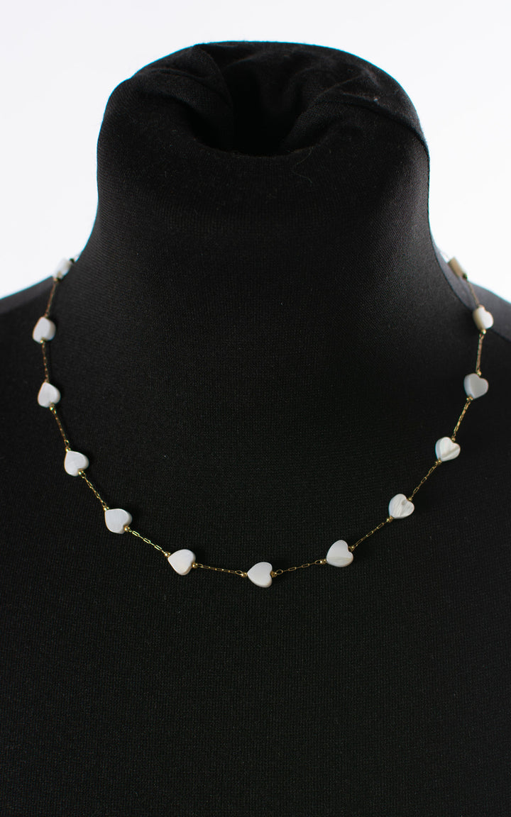 Little Hearts | Necklace | Ivory