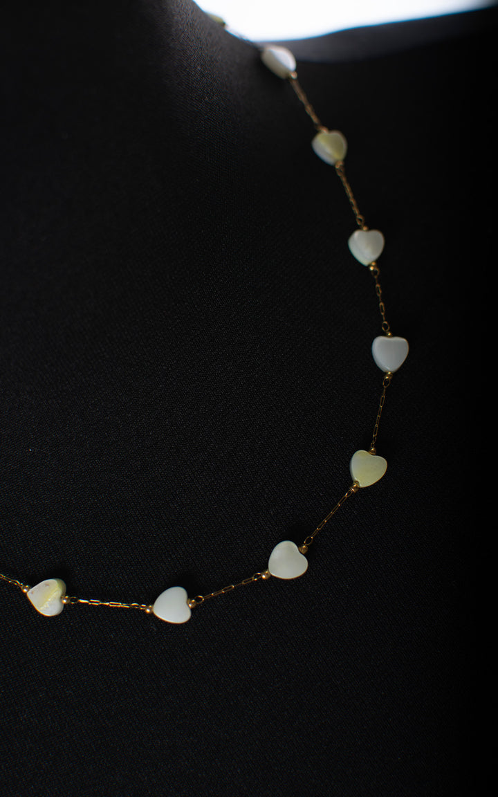 Little Hearts | Necklace | Yellow