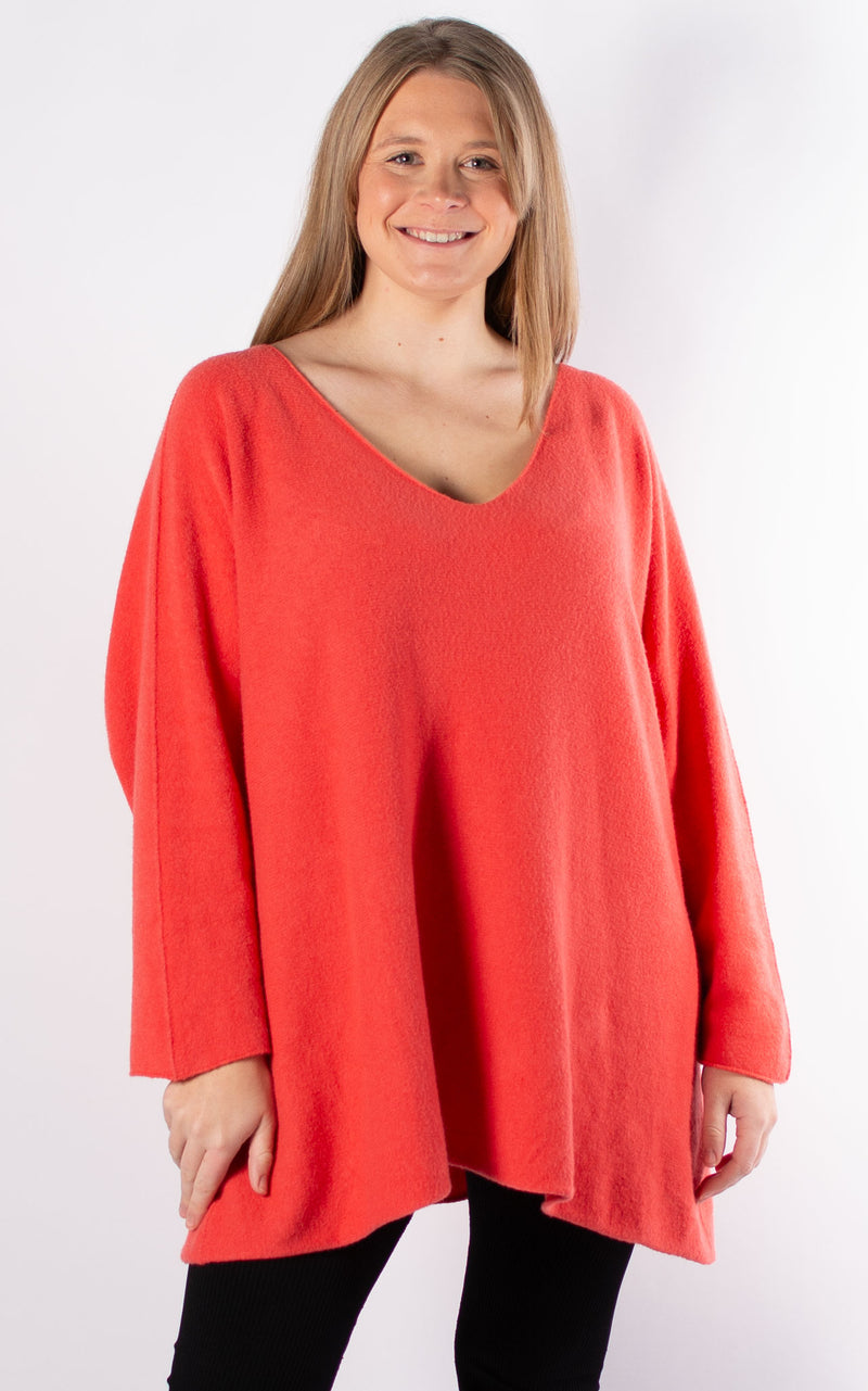 Liv Soft Touch Jumper |  Coral