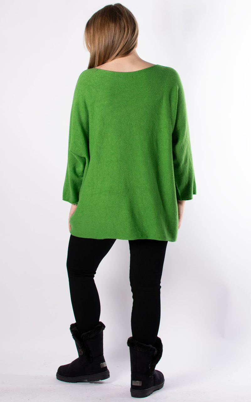 Liv Soft Touch Jumper |  Green