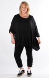 Liz Tiered Top | Black