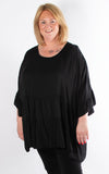 Liz Tiered Top | Black