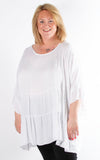 Liz Tiered Top | White