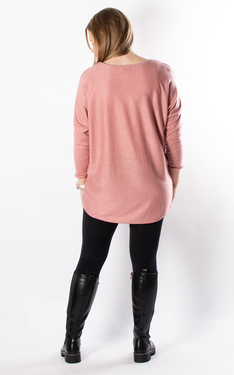 Lola Soft Knit | Dusky Pink