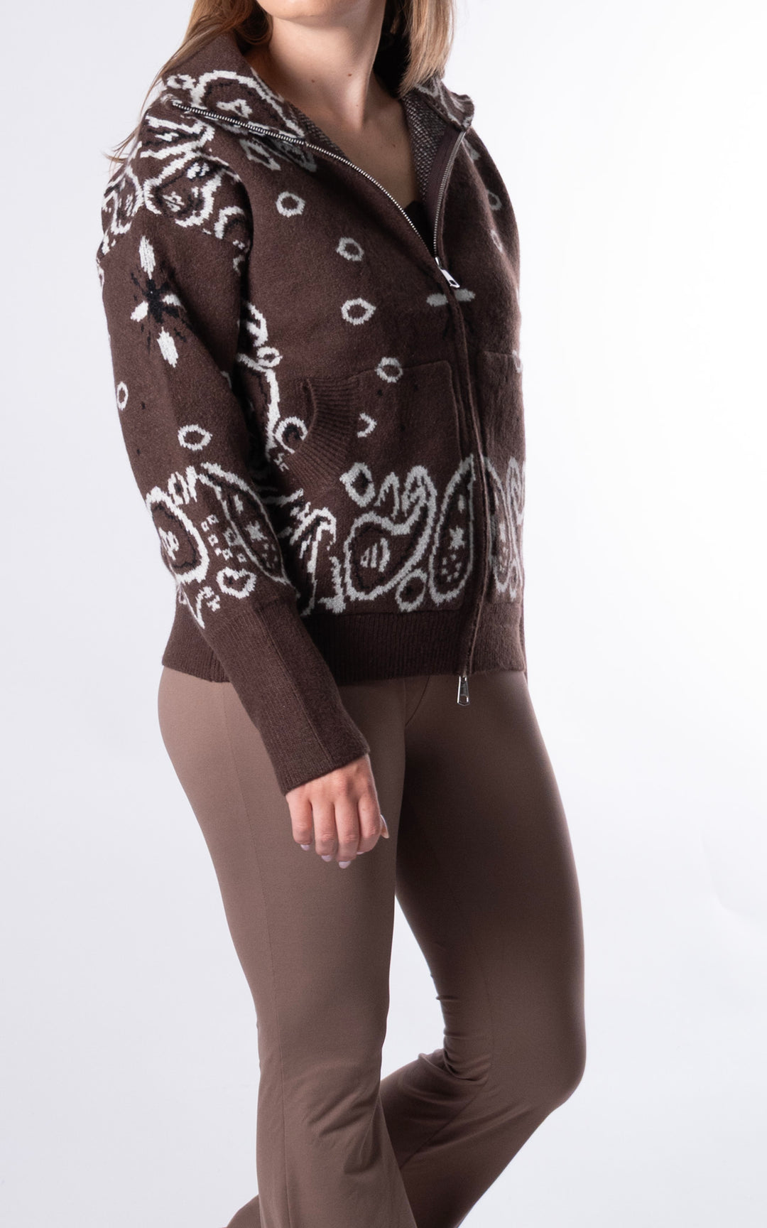 Lorna Paisley Jacket | Chocolate