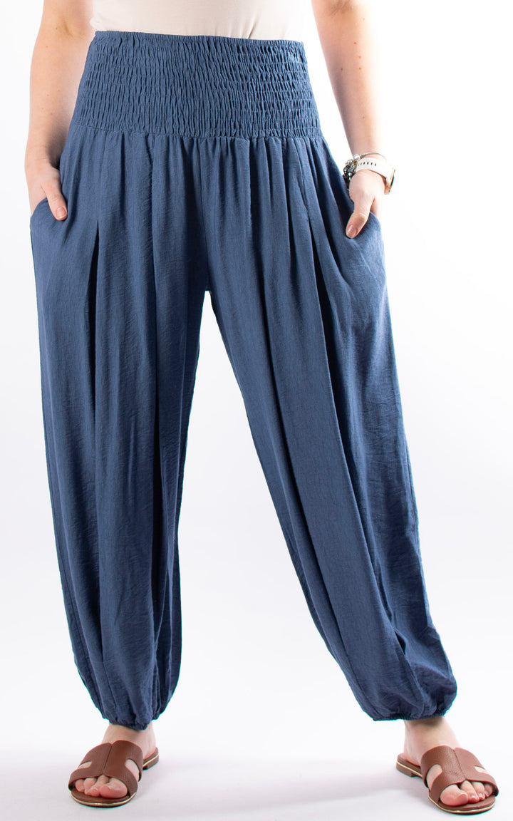 Louisa Cuff Leg Trousers | Denim