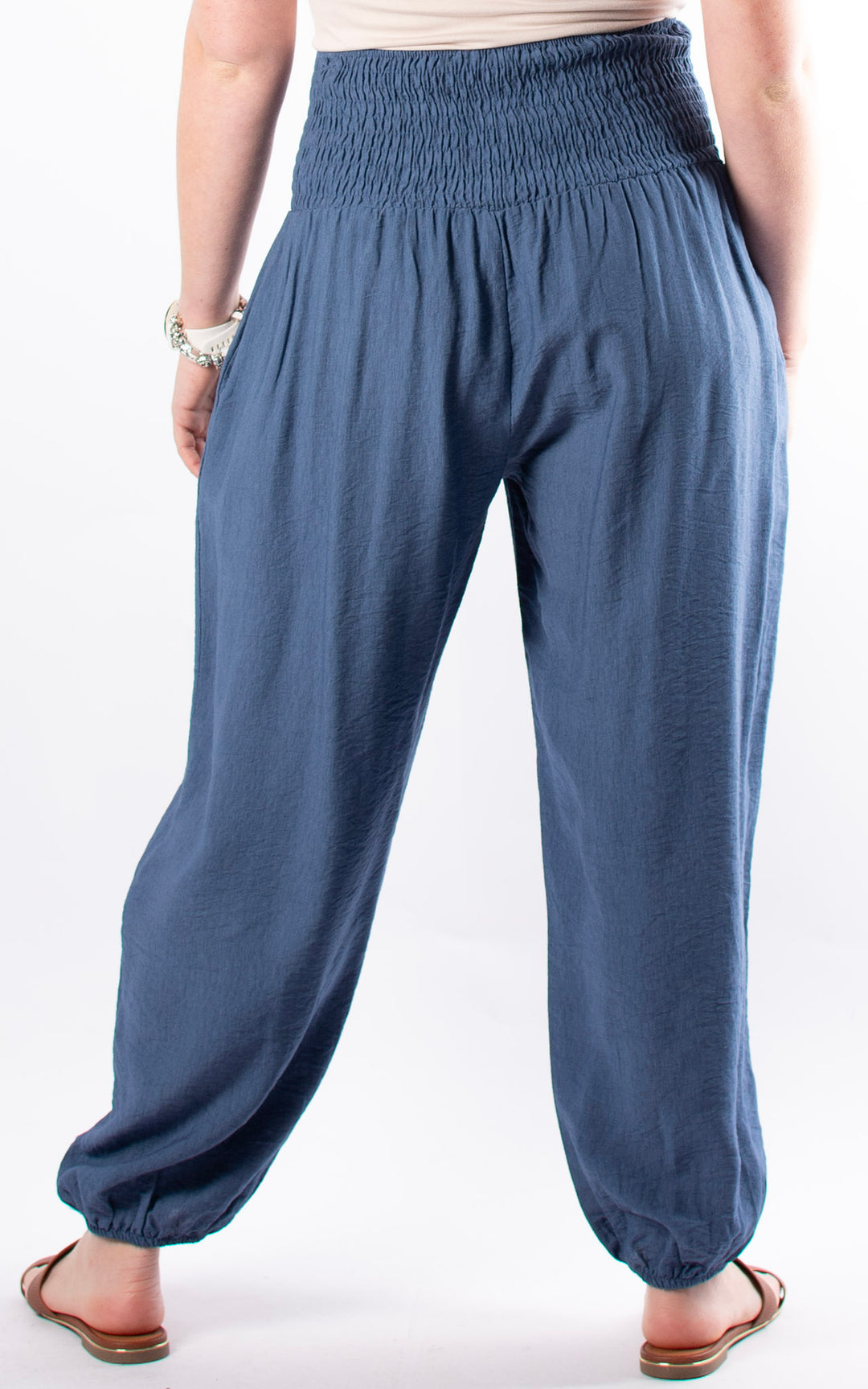 Louisa Cuff Leg Trousers | Denim