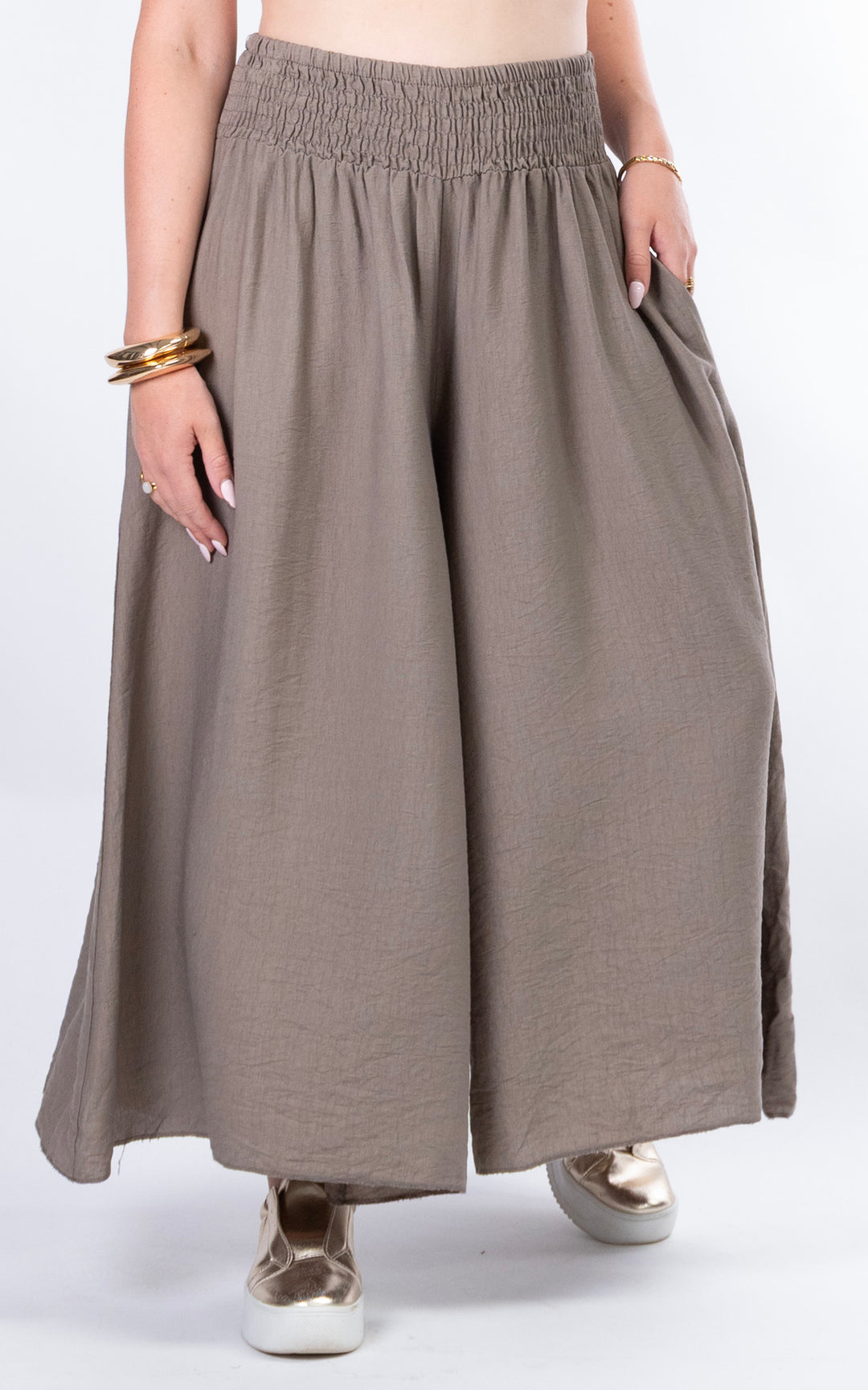 Louisa Culottes | Taupe
