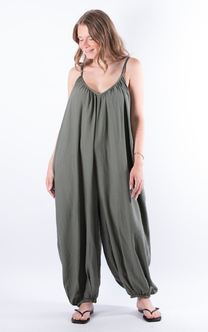 Louisa Jumpsuit | Khaki