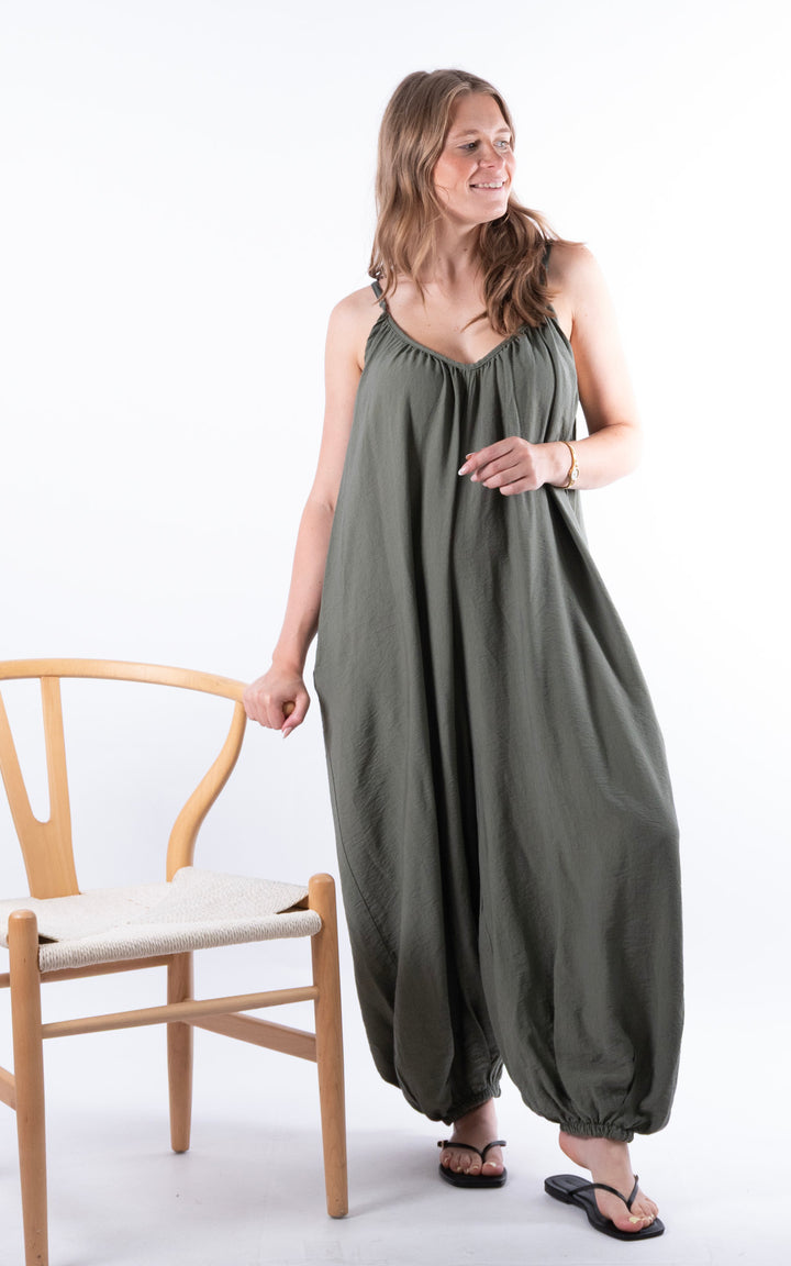 Louisa Jumpsuit | Khaki