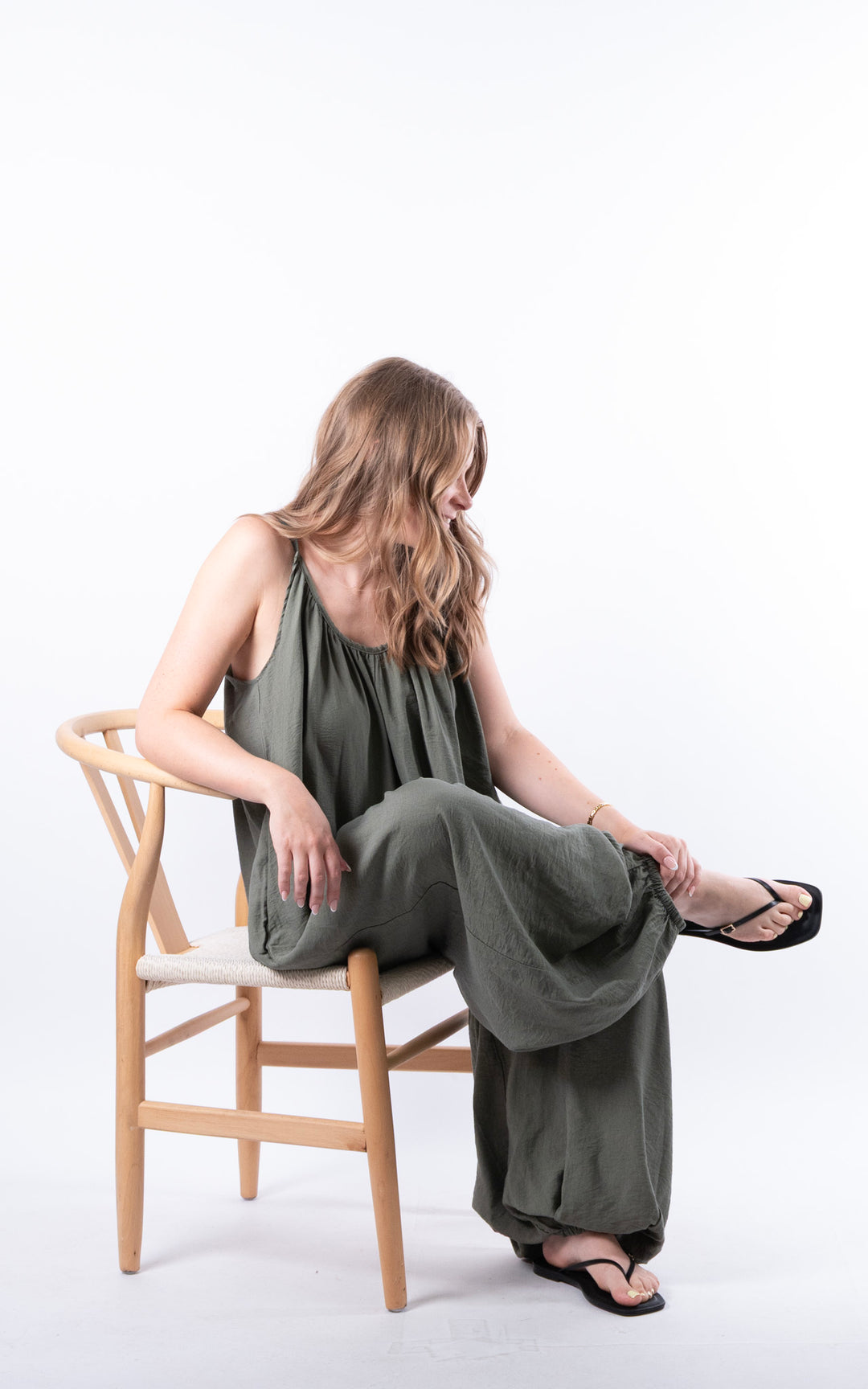 Louisa Jumpsuit | Khaki