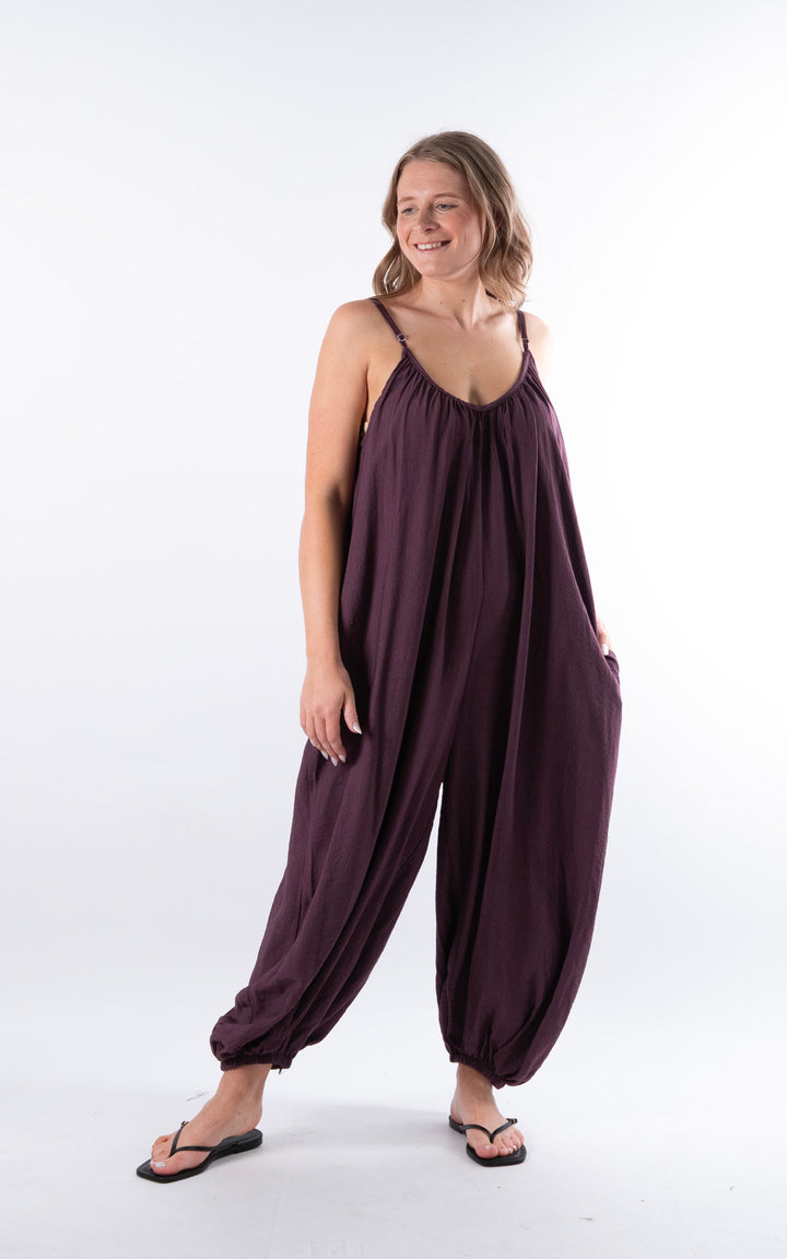 Louisa Jumpsuit | Plum