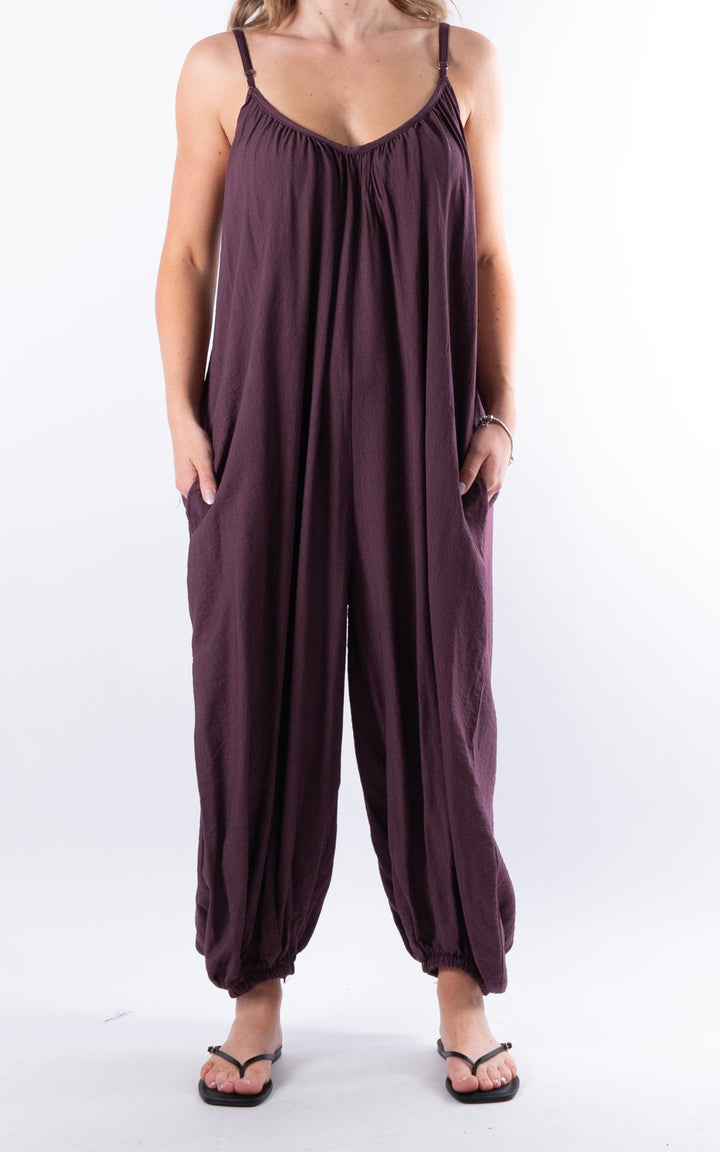 Louisa Jumpsuit | Plum