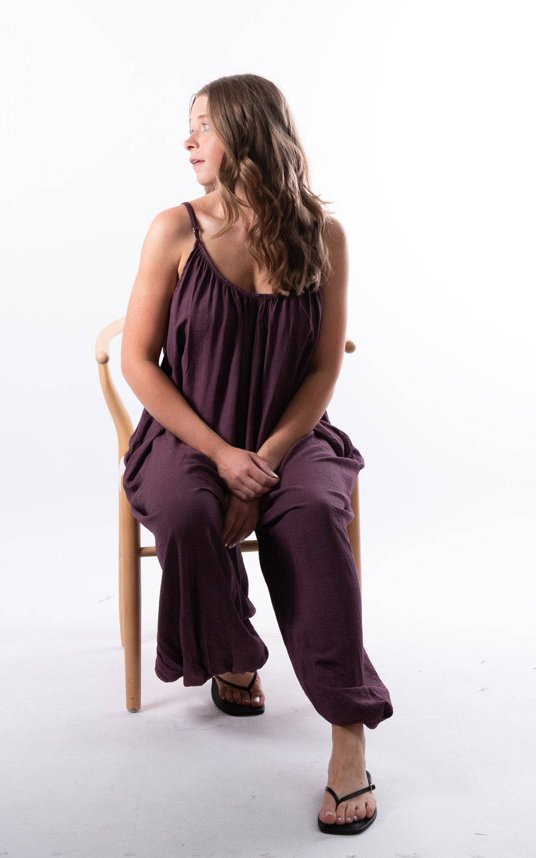Louisa Jumpsuit | Plum