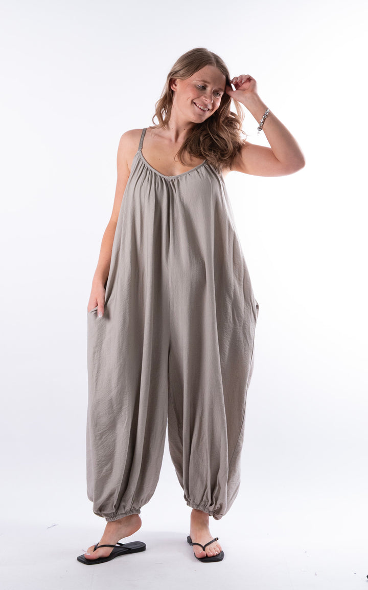 Louisa Jumpsuit | Taupe