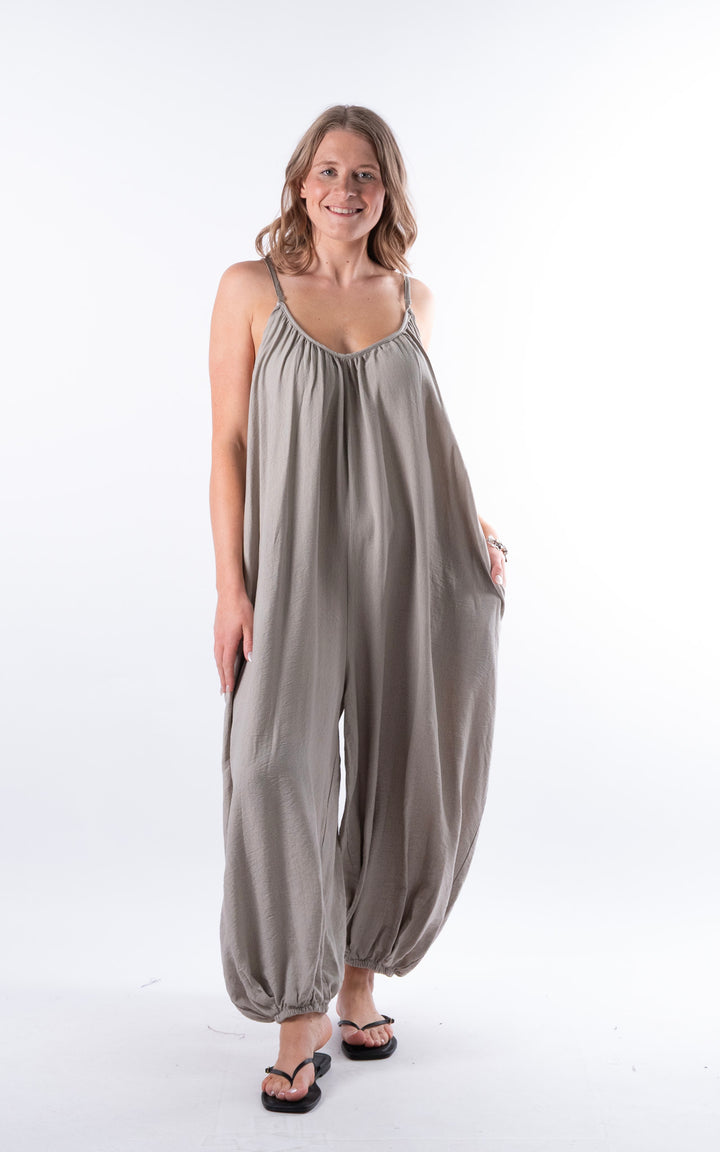 Louisa Jumpsuit | Taupe