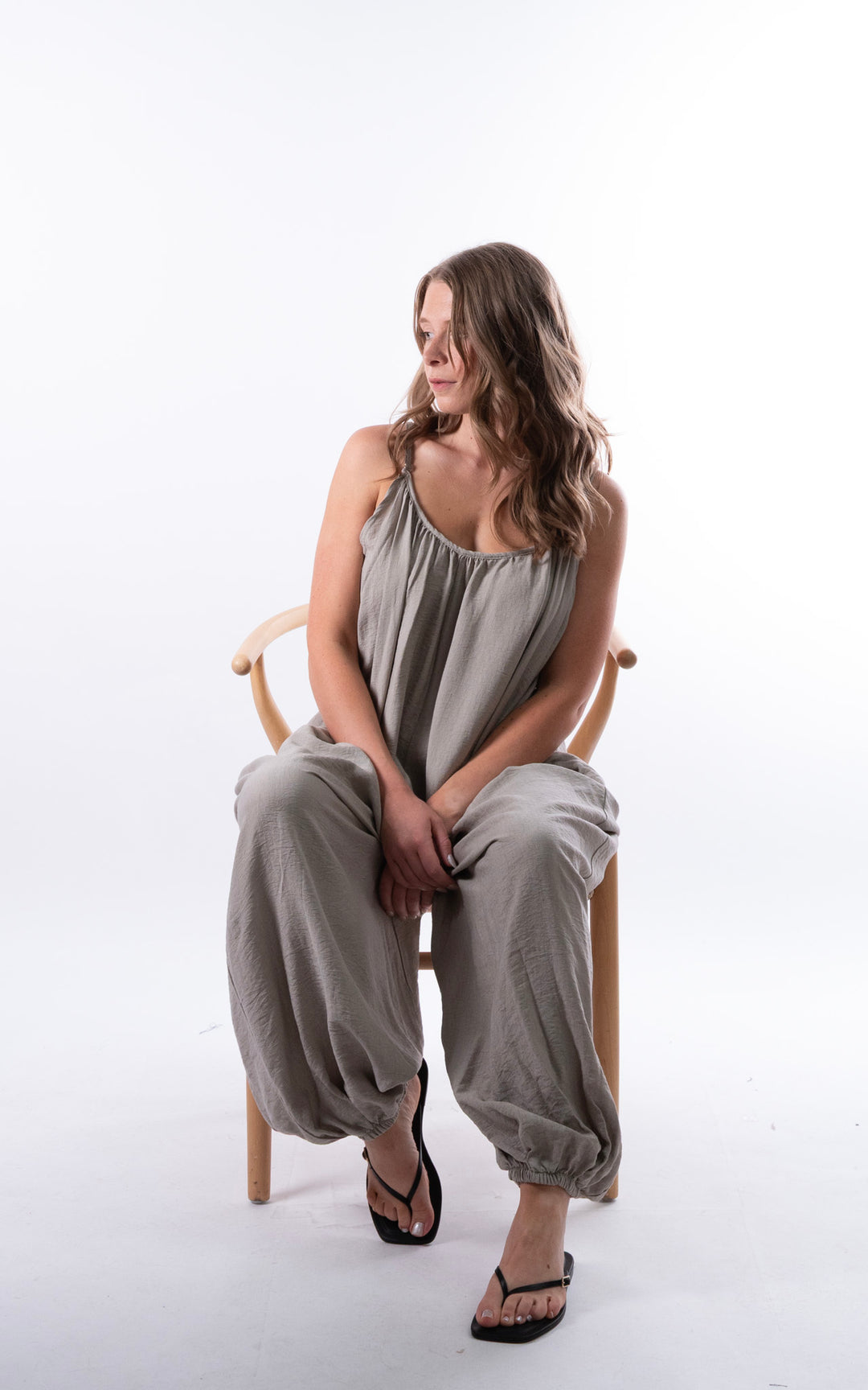 Louisa Jumpsuit | Taupe