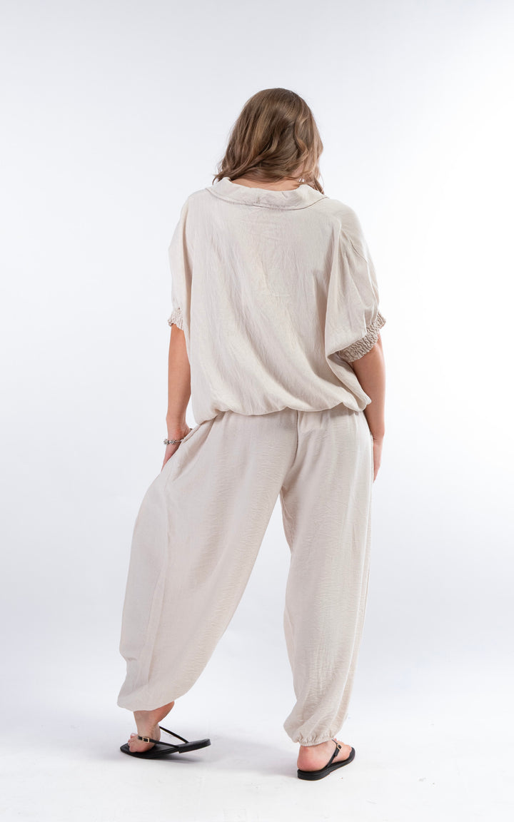 Louisa Utility Top | Beige