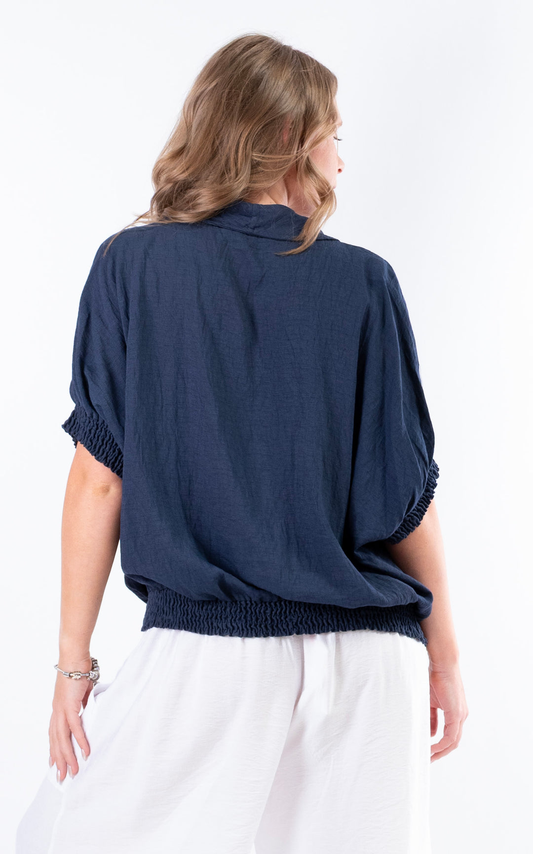 Louisa Utility Top | Navy
