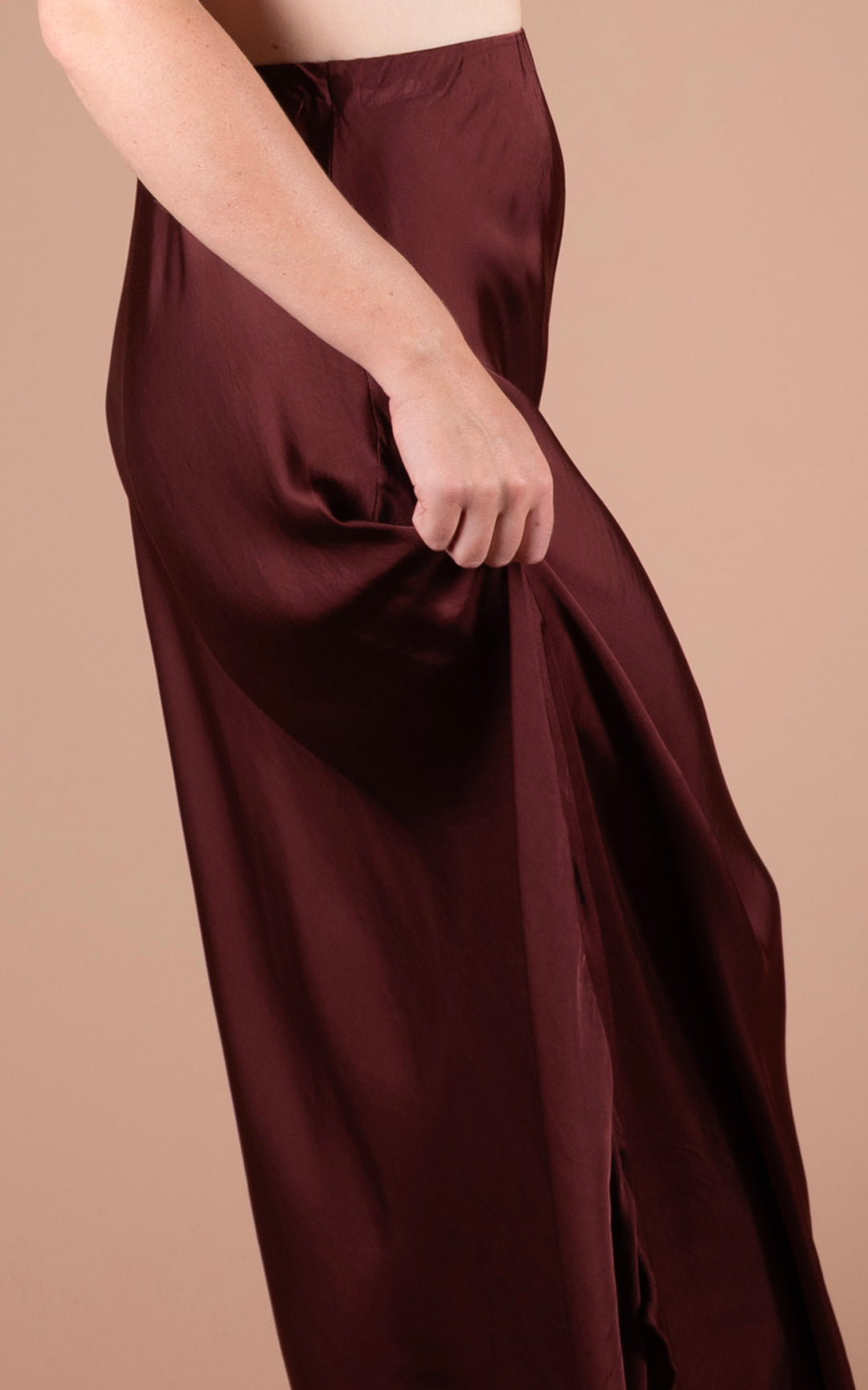 Aubrey Maxi Skirt | Burgundy