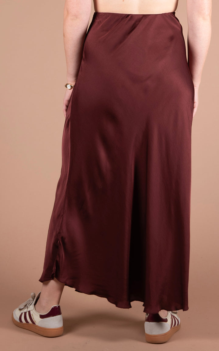 Aubrey Maxi Skirt | Burgundy
