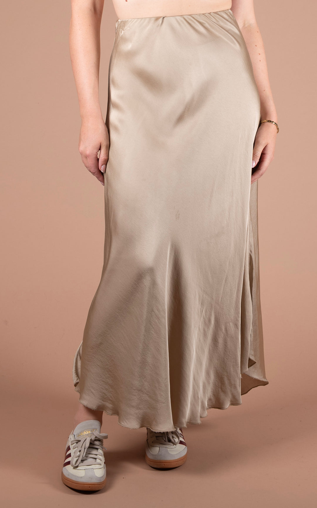 Aubrey Maxi Skirt | Gold