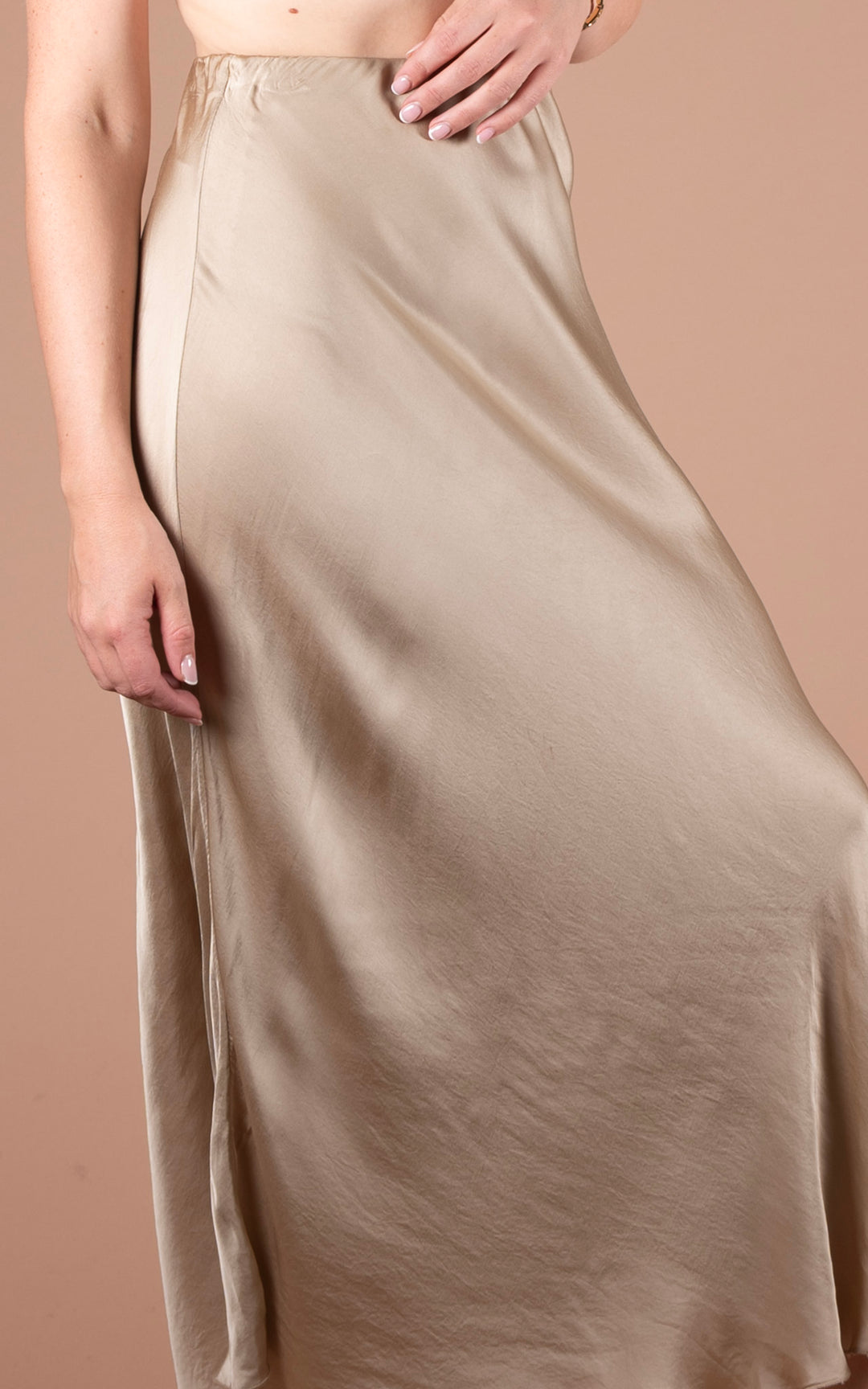 Aubrey Maxi Skirt | Gold