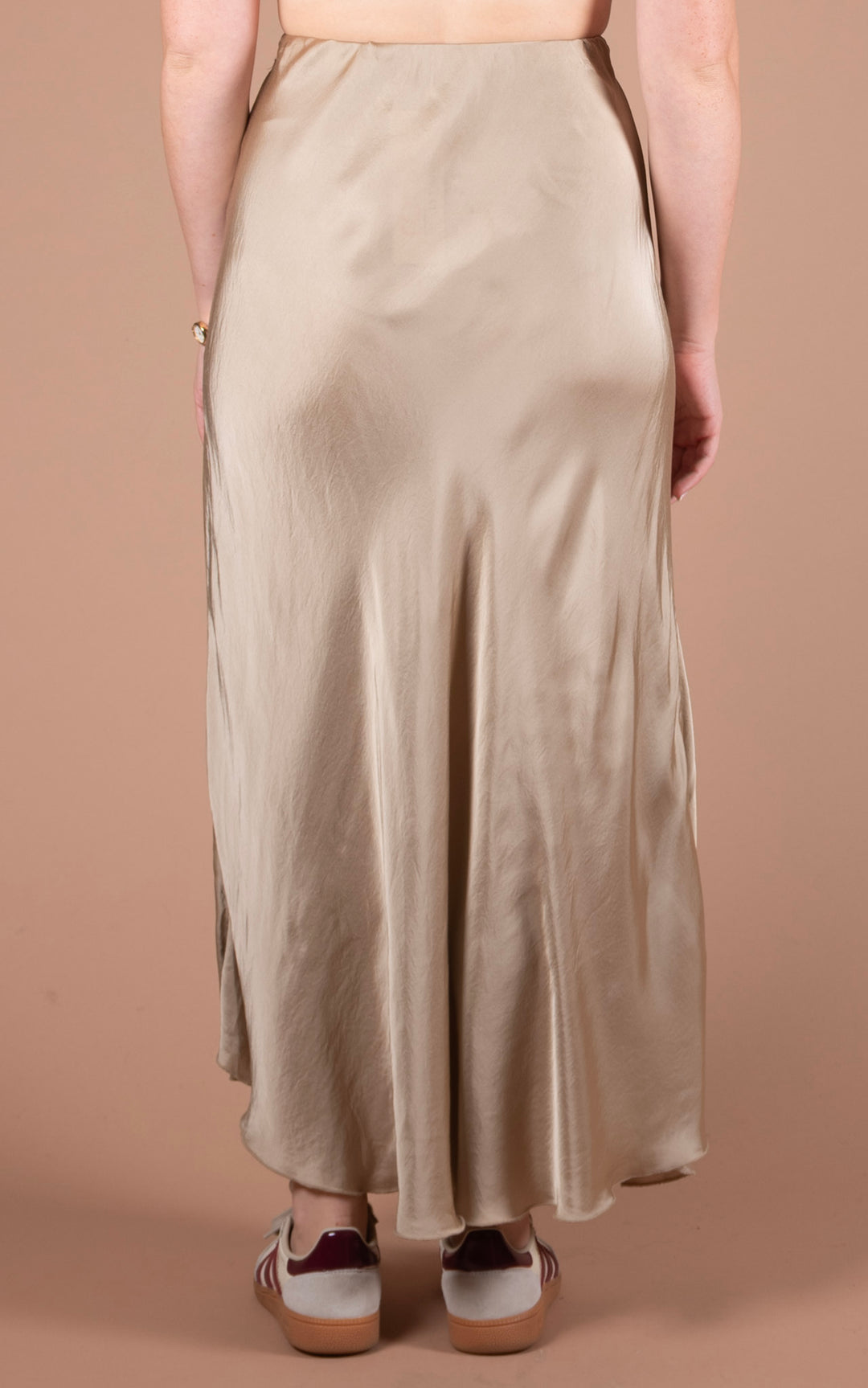 Aubrey Maxi Skirt | Gold