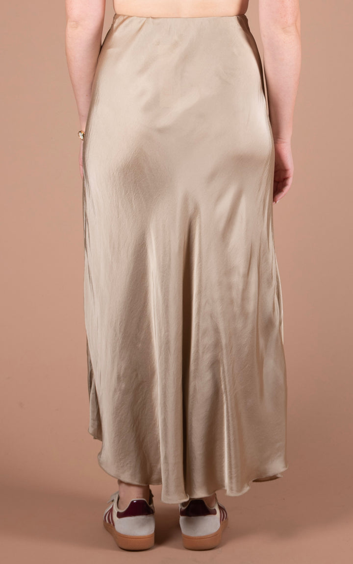 Aubrey Maxi Skirt | Gold