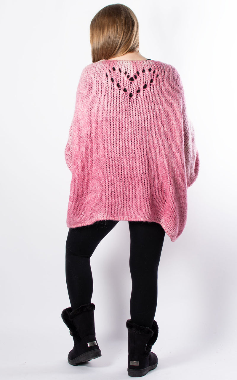 Luna Button Cardigan | Pink