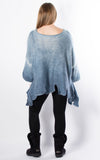 Luna Jagged Hem Jumper | Denim