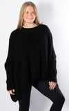 Luna Round Neck Jumper | Black