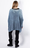 Luna Round Neck Jumper | Denim