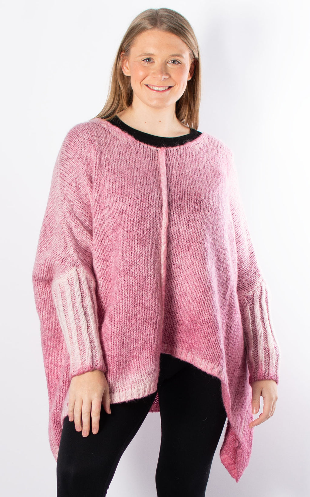 Luna Round Neck Jumper | Pink