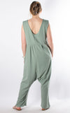 Lydia Plain Jumpsuit | Khaki