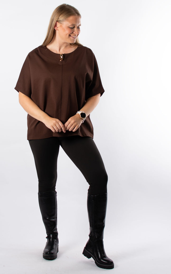 Lynn Top | Chocolate