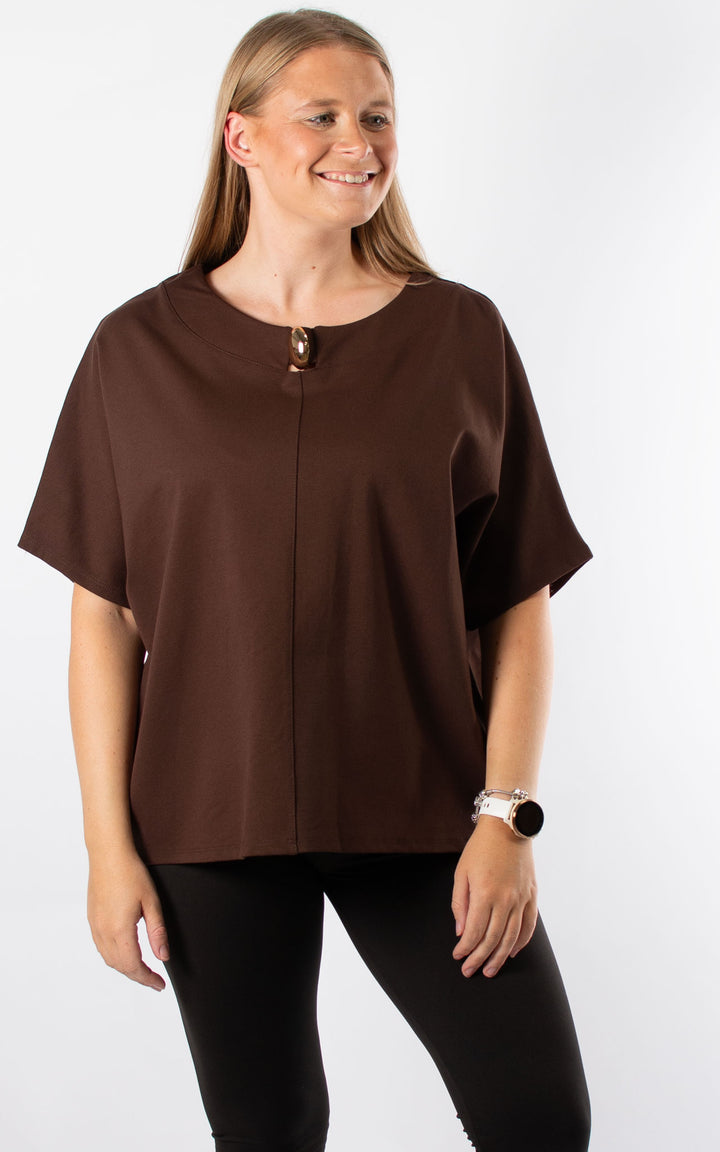 Lynn Top | Chocolate