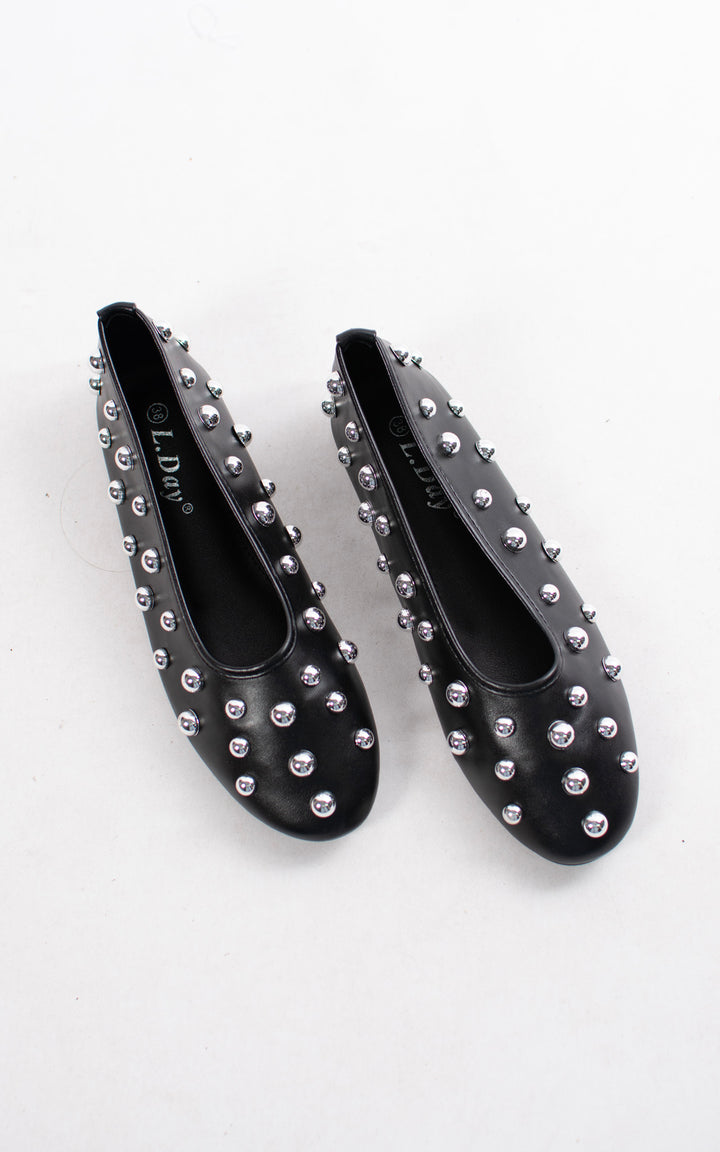 Lynne Studded Loafer | Black
