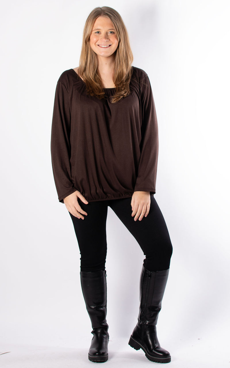 Lyra Long Sleeve | Chocolate