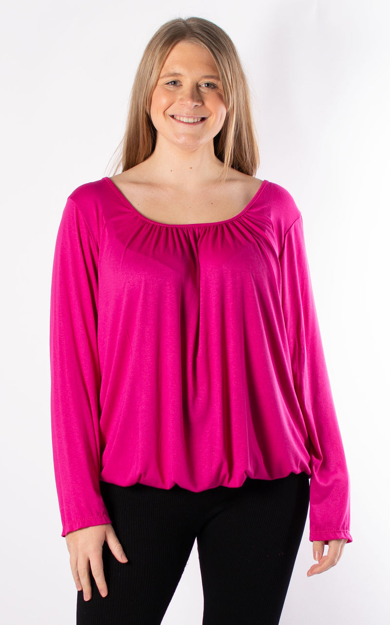 Lyra Long Sleeve | Hot Pink