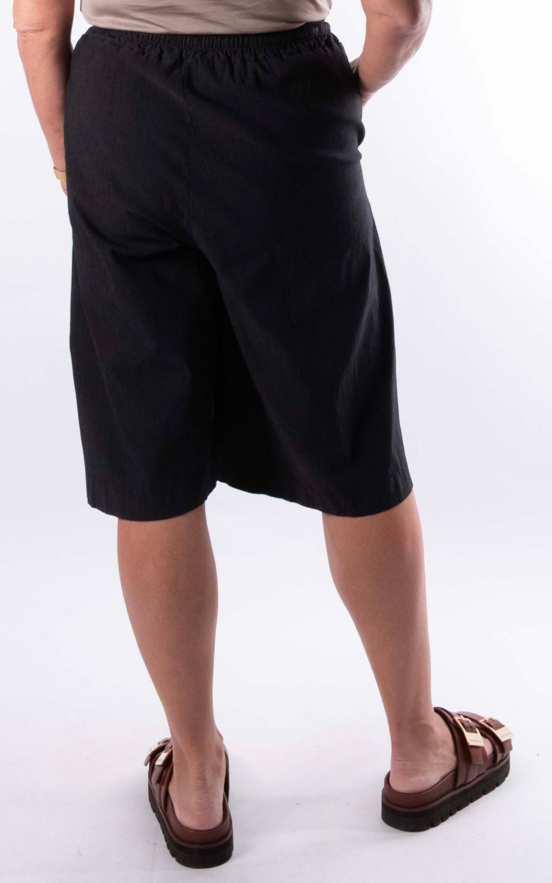 Malia Bermuda Shorts| Black