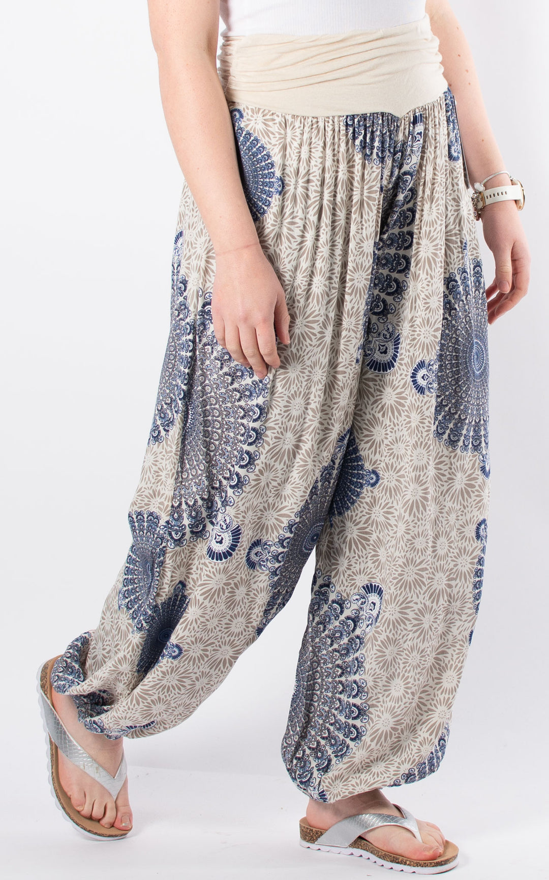 Mandala Circle Harems | Beige