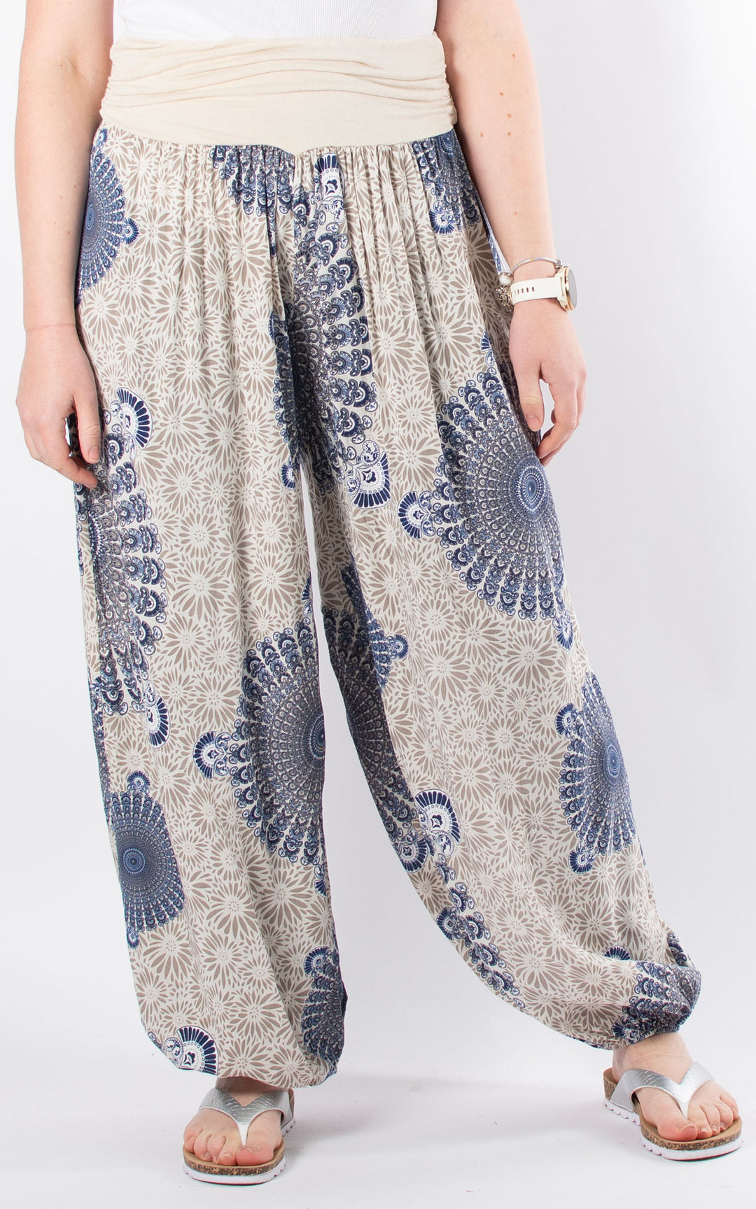 Mandala Circle Harems | Beige
