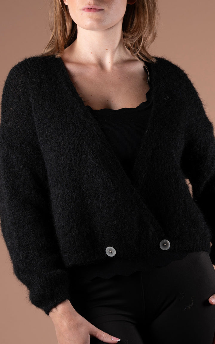 Maple Ballet Cardigan | Black