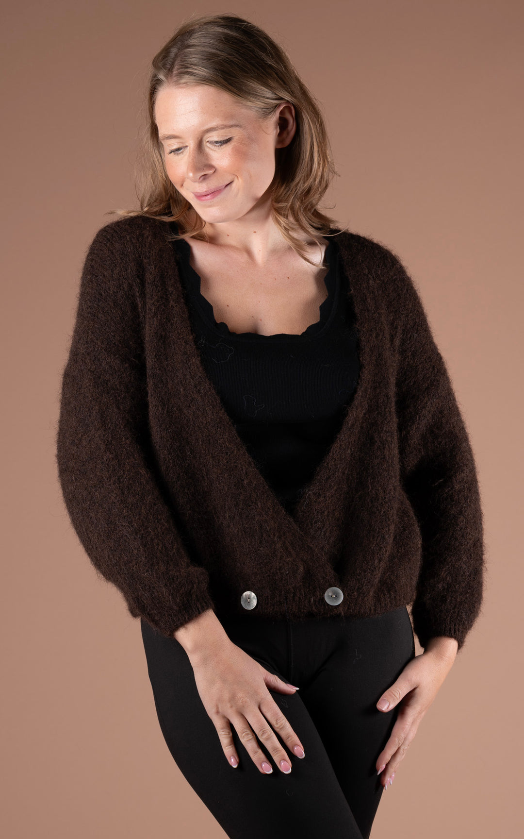 Maple Ballet Cardigan | Chocolate
