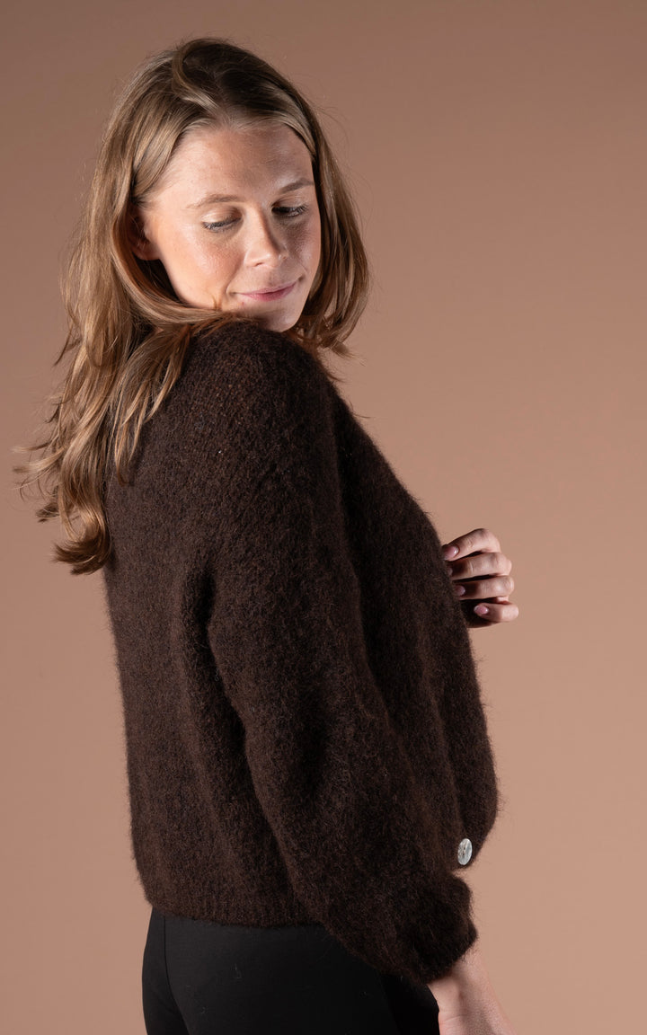 Maple Ballet Cardigan | Chocolate