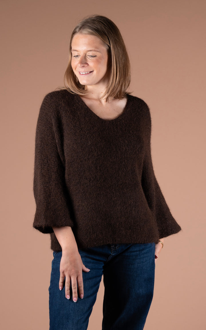 Maple Basic Knit | Chocolate