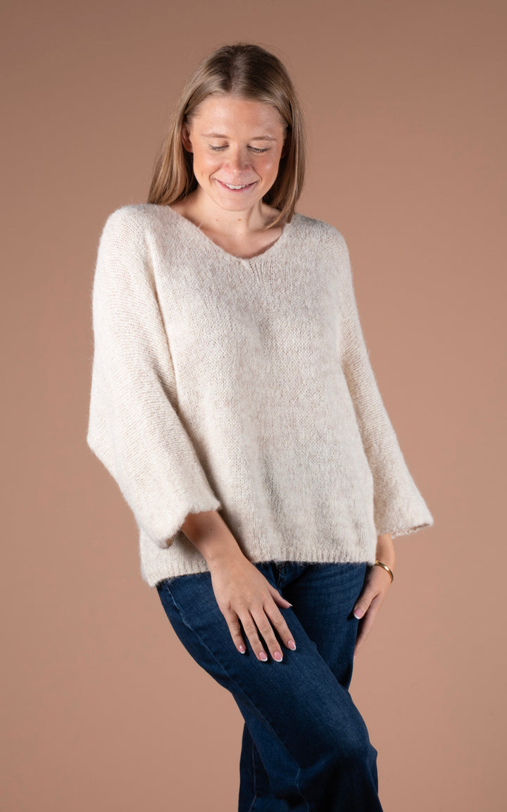 Maple Basic Knit | Cream