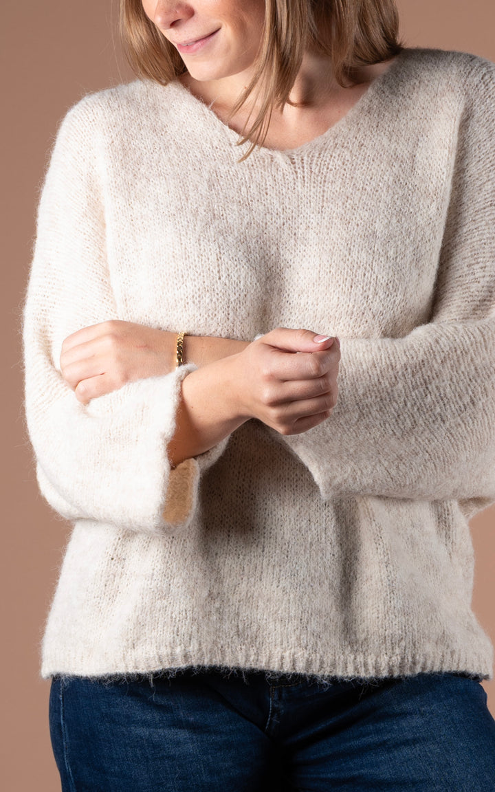 Maple Basic Knit | Cream