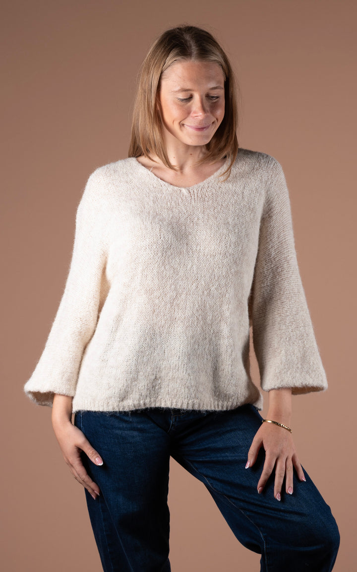 Maple Basic Knit | Cream